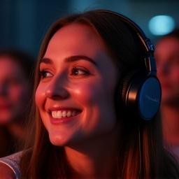 Chloe Meredith enjoying silent cinema